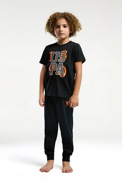 U.S. Polo Assn. Kids U.S Polo Us2029-G Men's Pajama Suit