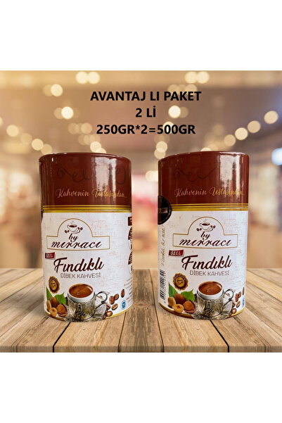 BY MIRRACI Fındıklı Dibek Kahvesi 250 gr 2 Li Toplam 500 gr Orijinal Tat Özel...