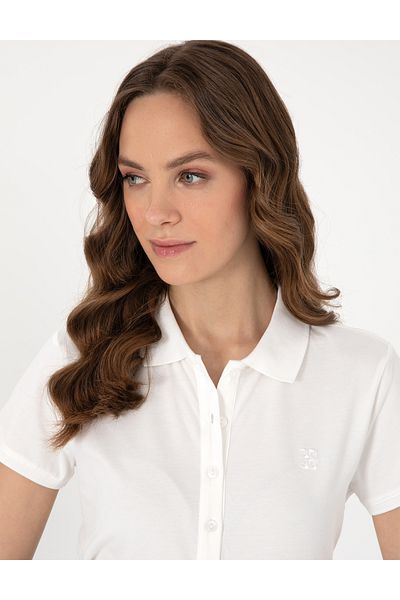 Pierre Cardin White Regular Fit T-Shirt 50305813-Vr013
