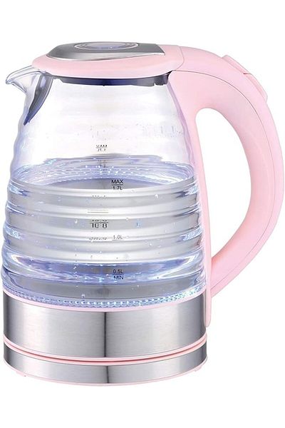 ALSAIF 1.7Liter 2200W Electric Glass Kettle, Glass E03208/P