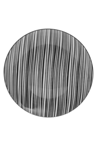Secret de Gourmet Bohemia Zebra Stripe Pattern Porcelain Dinner Plate 26cm