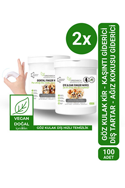 Greenwich Zero Point of Beauty Göz Kulak Diş Mendili 2*50 Adet | Tartar Ağız ...