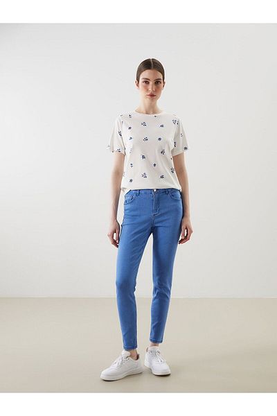 LC Waikiki Crew Neck Printed Women's T-Shirt