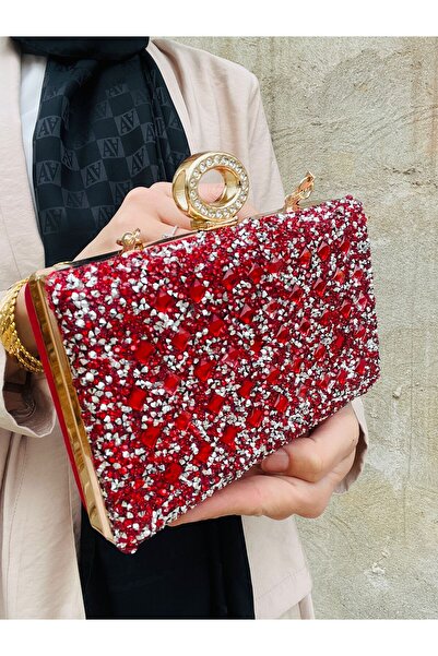 Çanta Trend Women's Crystal Stone Evening Dress Bag Henna, Engagement, Wedding, Wedding, Graduation and Prom
