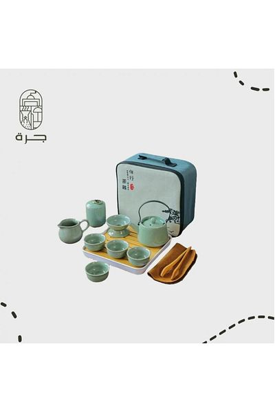 Jarrah Modern Tea Infusion Bag - Complete Set | Ceramic Tea Set 230ml from Jar