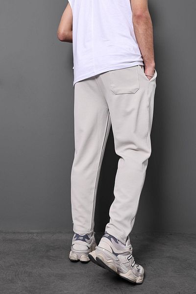 Slatra Ανδρικό παντελόνι μπεζ Gype Carrot Leg Regular Fit