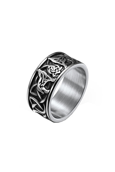 SIC MODA Inel Argintiu Titan, Nod Celtic si Lupi SIC MODA 5091