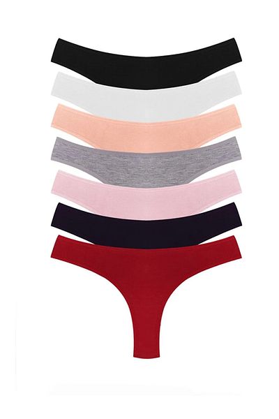 LC Waikiki Colorful Brazilian Cotton Elastane Panties 7 Pack