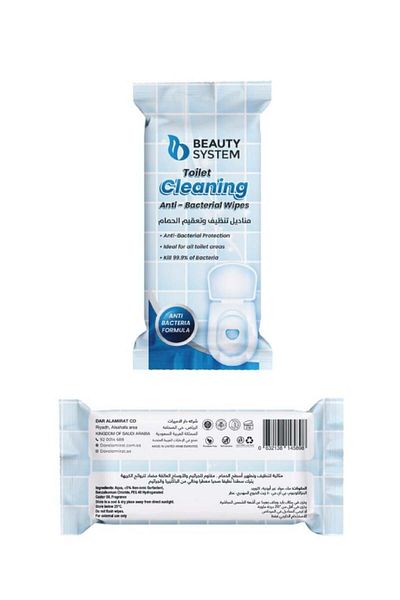 BEAUTY SYSTEM Bathroom Cleaning And Disinfecting Wipes By , 10 Wipes
