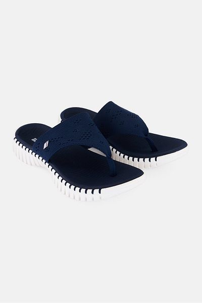 SKECHERS Women Go Walk Smart Slip On Slippers, Navy