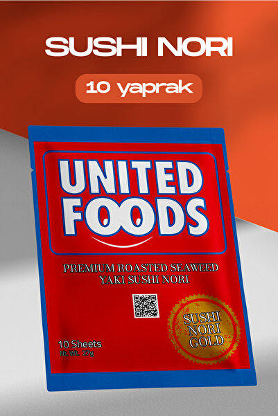 United Foods Sushi Nori / Suşi Yosunu - 10 Yaprak