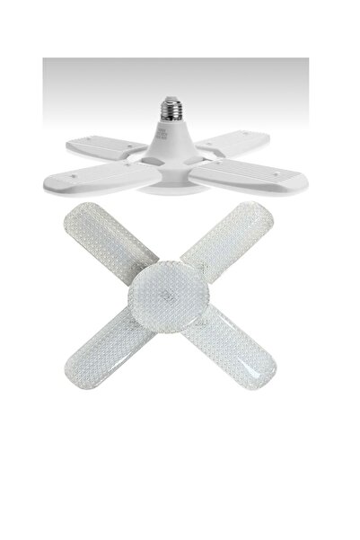 abnturk 4+1 Katlanabilir Kristal Pervane Model Led Ampul Enerji Tasarruflu Ka...