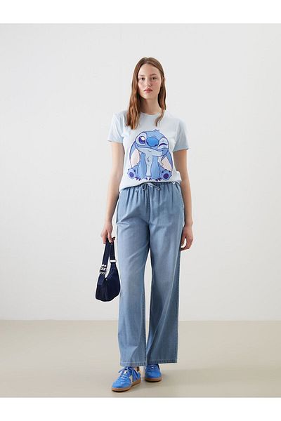 LC Waikiki Crew Neck Stitch Printed Women's T-Shirt