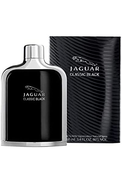 Jaguar Classic Black Eau de Toilette Spray by Jaguar for Men, 100ml