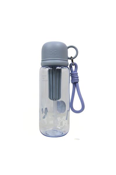 Shotay Cup Cover Water Bottle Tritan Blue 800ml