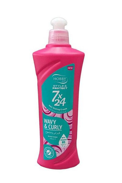 Hobby Hobi Curly and Wavy Hair Styling Cream 7x24 - 250 ml