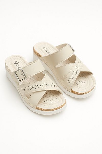 StWenn Γυναικείες Παντόφλες Wedge Heel Ορθοπεδικές Καθημερινές Παντόφλες Παντόφλες Σπιτιού