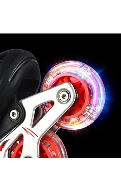 Generic Led Flash Inline Roller Skates With Protective SuiT (M)