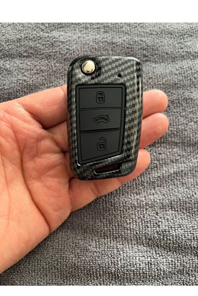 STİLİX GARAGE Seat Leon Fr İbiza Fr Arona Ateca Uyumlu Karbon Anahtar Kılıfı 2.Resime Bakınız