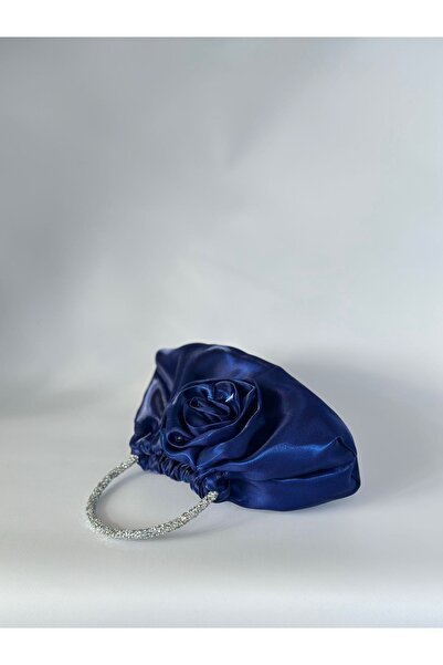 posst bag Блискуча атласна сумочка з трояндами для вечірнього вбрання