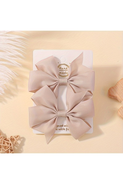 Fiyonks Atölye Mašna Grosgrain, 2-dijelna elastična kopča, za mlade, decu, že...