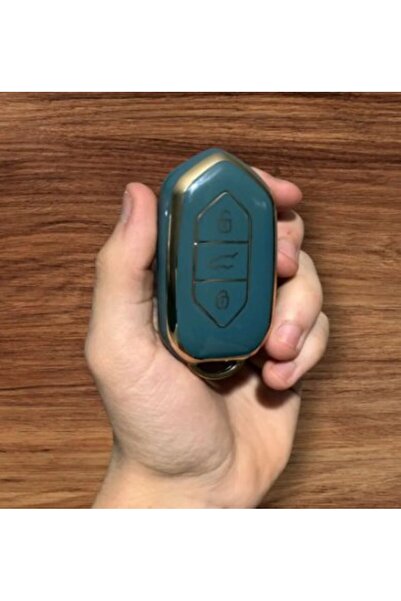 STİLİX GARAGE Husă de protecție compatibilă cu Togg T10x, albastru/auriu, cu ...