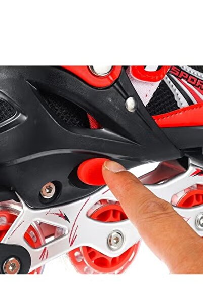 Generic Led Flash Inline Roller Skates With Protective SuiT (M)