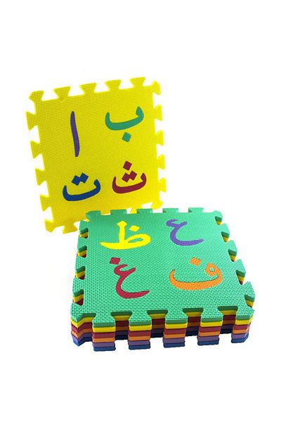 GENERAL Arabic Alphabet Cork Letters Puzzle 28 Pieces
