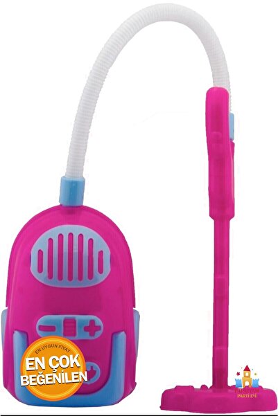 PapatyamPartiEvi Eğlenceli Ev Aktivitesi - Oyuncak Küçük Elektrikli Süpürge