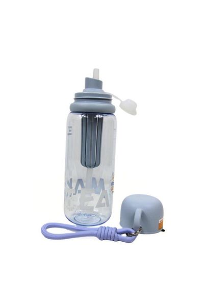 Shotay Cup Cover Water Bottle Tritan Blue 800ml