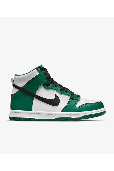 Nike Dunk High Celtics (GS) pantofi sport verzi din piele pentru tineri și femei dr0527-300
