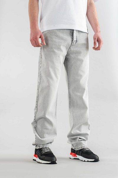 bombe Blugi pentru bărbați, cu potrivire confortabilă, cu croiala dreaptă, din denim, din lycra, cu închidere cu nasturi