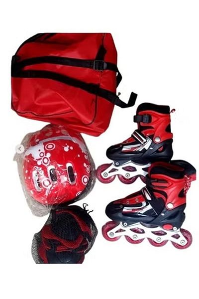 Generic Led Flash Inline Roller Skates With Protective SuiT (M)