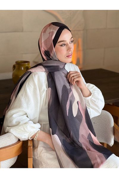 Modakaşmir شال لينا بنمط ميفس