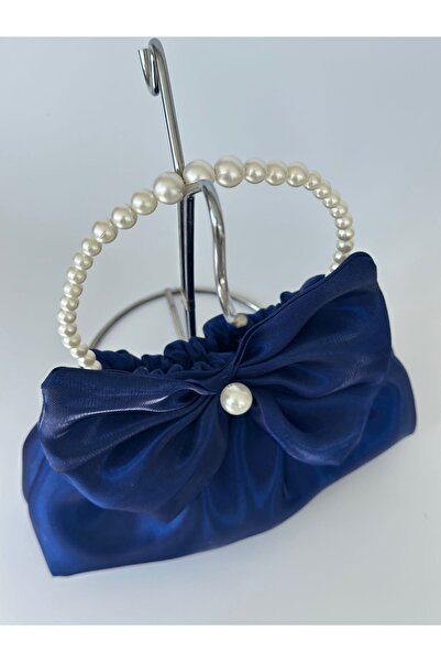 posst bag Блискуча атласна сумочка з бантиком для вечірнього вбрання