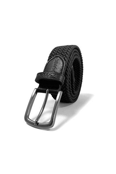 raru Balteus Black Rubber Belt - R.WAY