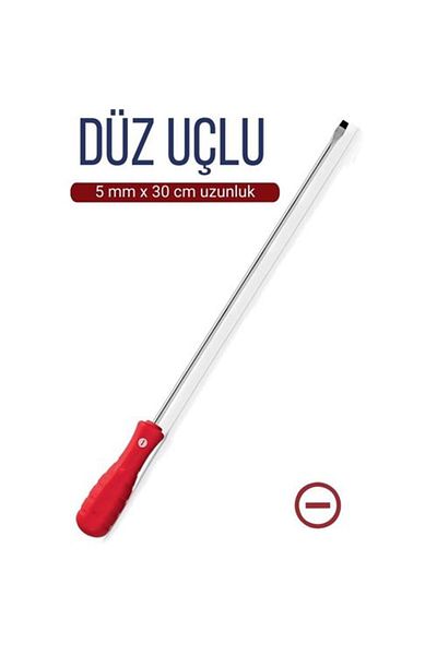 NEZADE STORE 5 mm Tip 30 cm Length Flat Tip Screwdriver