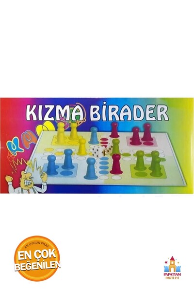 PapatyamPartiEvi Kızma Birader Akıl Ve Zeka Oyunu - Aile İçin Eğlenceli Aktiv...