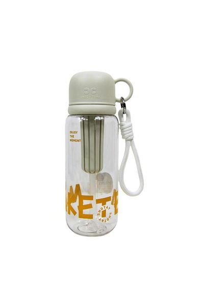 Shotay Cup Cover Water Bottle Tritan White 800ml