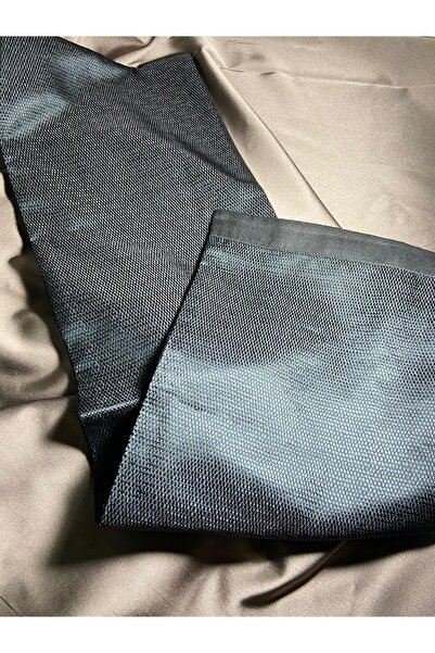 bie's Unisex Stripe Pattern Satin Woven Thin Cashmere Textured Warm Soft Winter New Generation Scarf