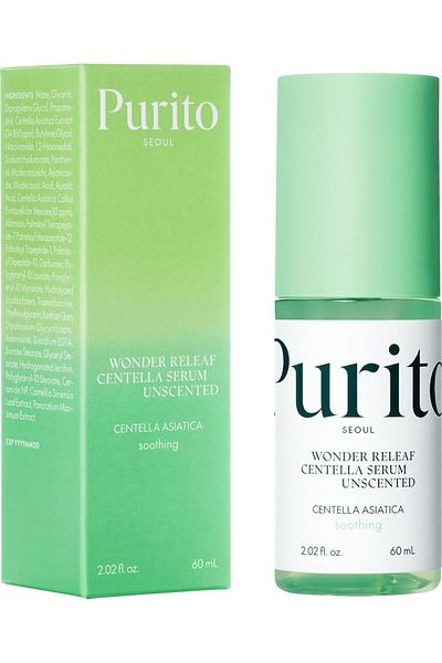 Purito Wonder Relief Centella Unscented Serum Softens and improves skin texture for an even complexion 60ml