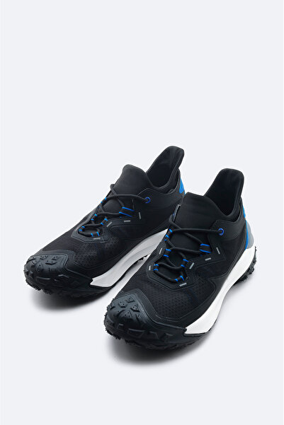 Avva Erkek Siyah %100 Kauçuk Taban Su İtici Sneaker Ayakkabı A42Y8010
