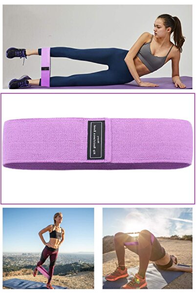 Genel Markalar Kalça Squat Bandı (Dokuma) - Fabric Glute Resistance Circle (B...