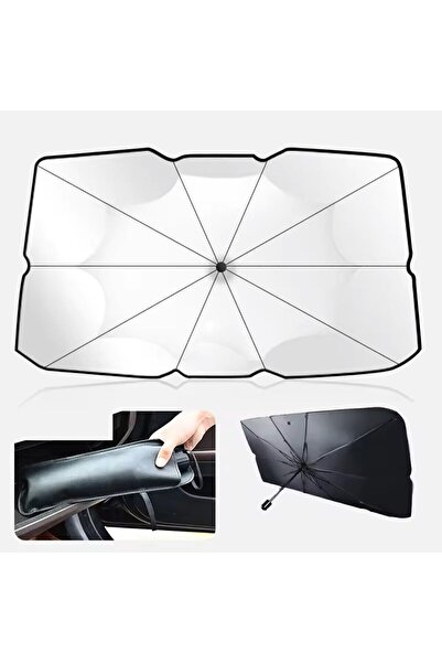 CNGZSHOP Αντιηλιακό παρμπρίζ αυτοκινήτου, αναδιπλούμενο αντηλιακό παρμπρίζ αυ...