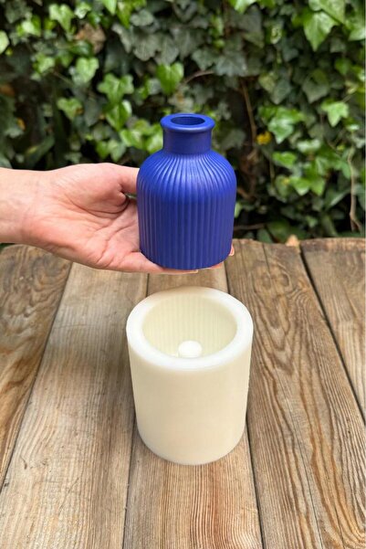 rufus concept FANNY Tırtıklı Silikon Vazo Kalıbı