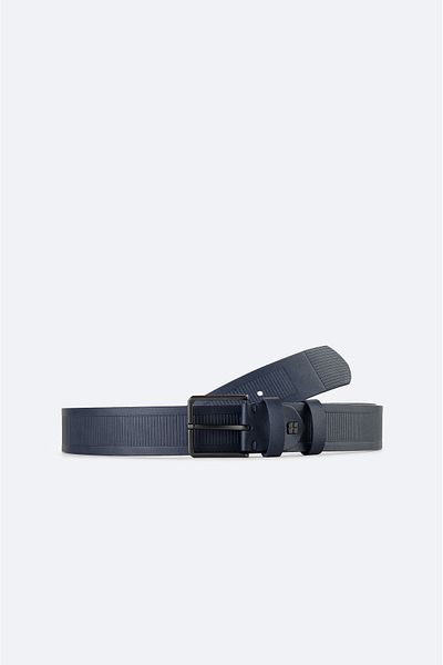 Avva Men's Navy Blue Metal Buckle Belt A42Y9316