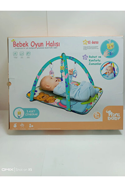 gnsstore PİYANOLU BEBEK HALISI PİLASTİK OYUNCAKLI ER-701