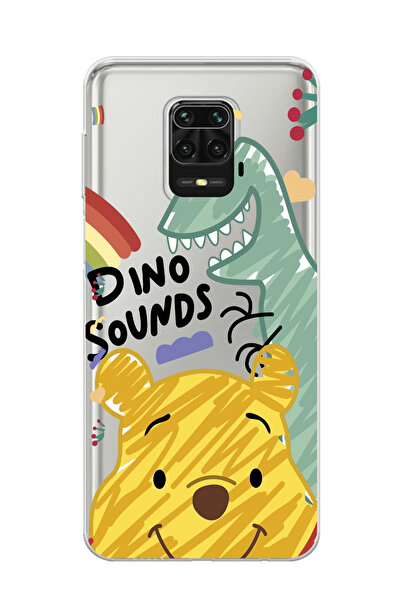 moonset Xiaomi Redmi Note 9 Pro / Note 9S Uyumlu Winnie Tasarımlı Baskılı Şef...