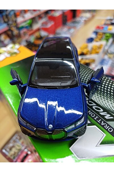 OYUNCAKSAHİLİ BMW İX Demir Araba Kapılar Açılır Çekbırak ix Diecast Koleksiyo...