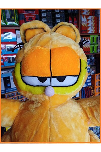 OYUNCAKSAHİLİ Garfield Kedi Peluş Oyuncak Büyük Boy Nostalji Hediyelik 60cm G...